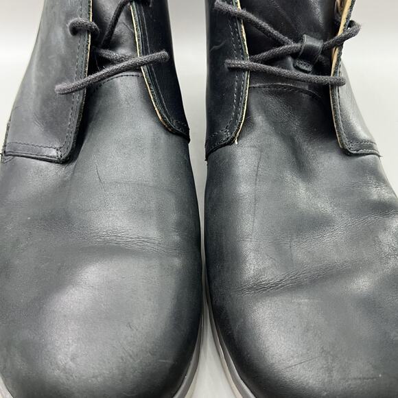 UGG Freamon Waterproof Chukka Boots Men Size 14 Black Leather Ankle Comfort Shoe